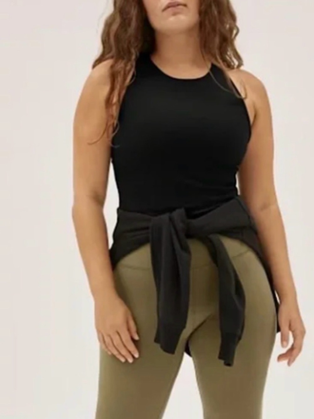Everlane Perform Tank Top in Black Size S